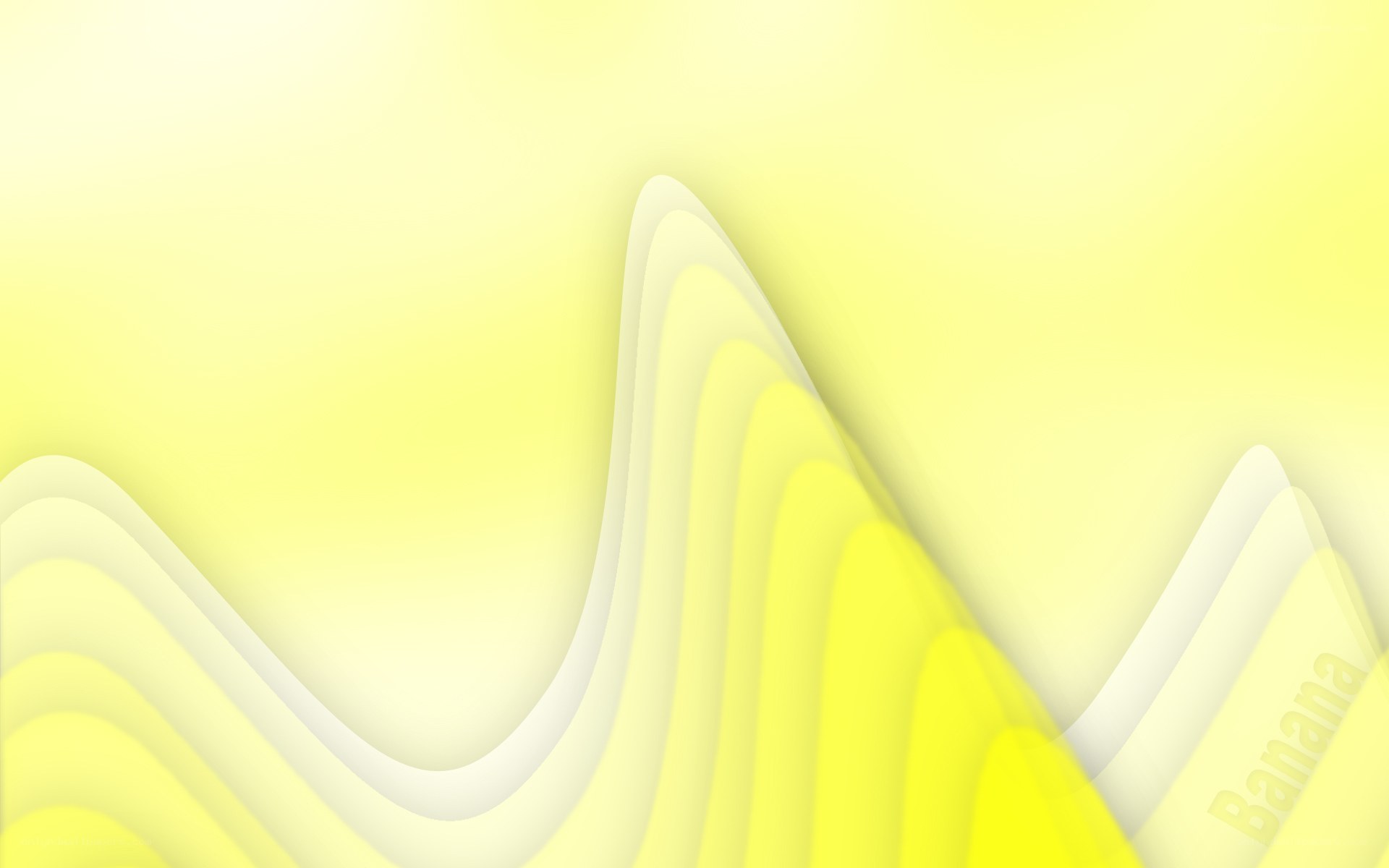 yellow layered wave design