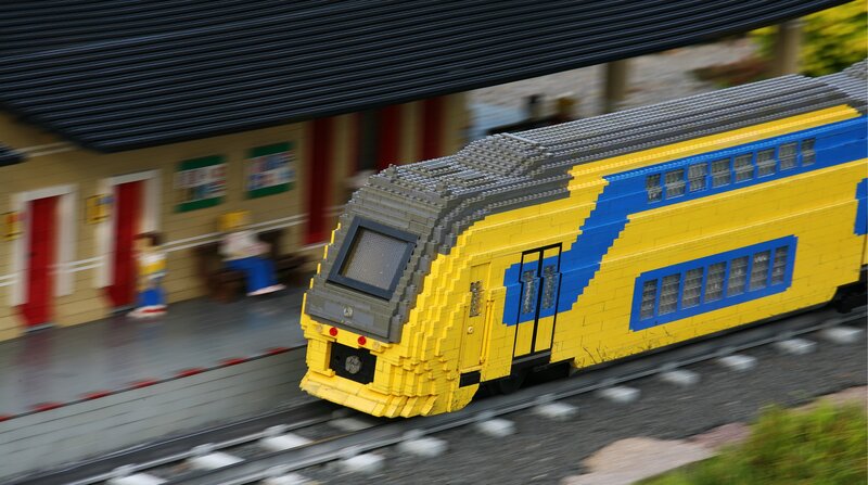 Yellow Lego Train