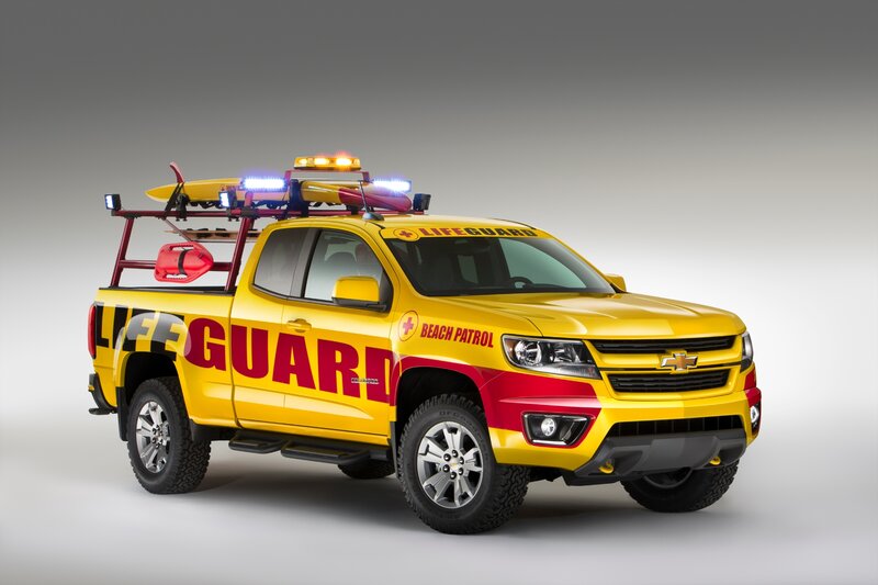 Yellow Lifeguard Truck
