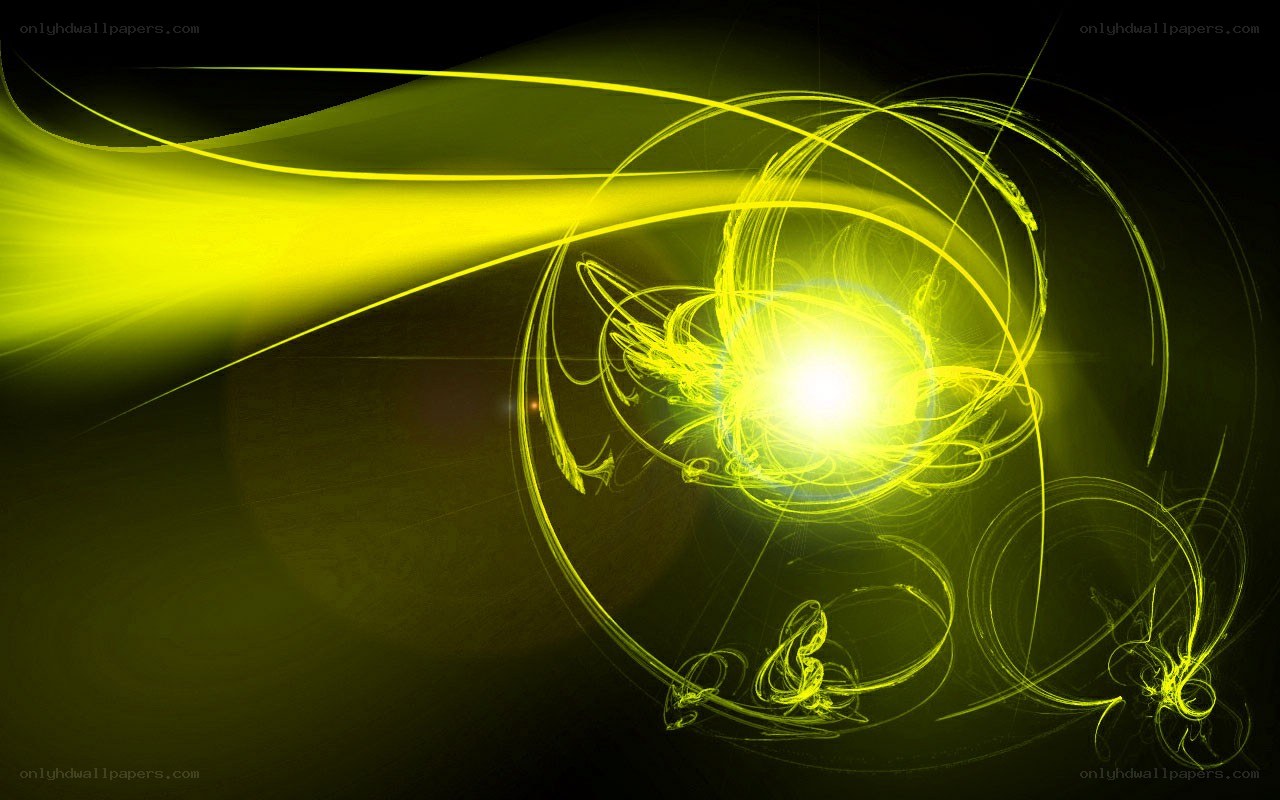 yellow light abstract art