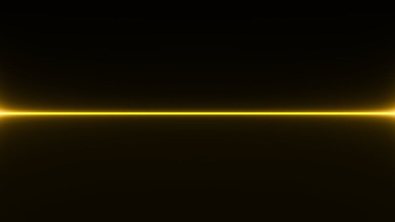 Yellow Light Beam — Black, Minimalist