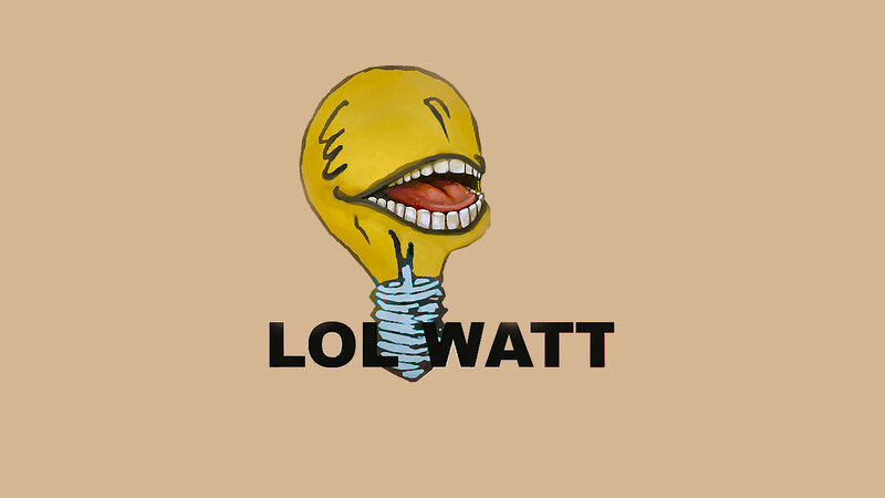 Yellow Light Bulb Character