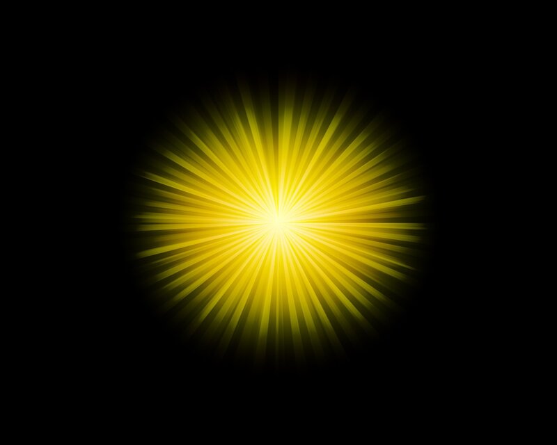 yellow light burst