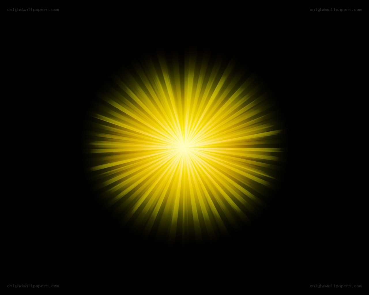 yellow light burst