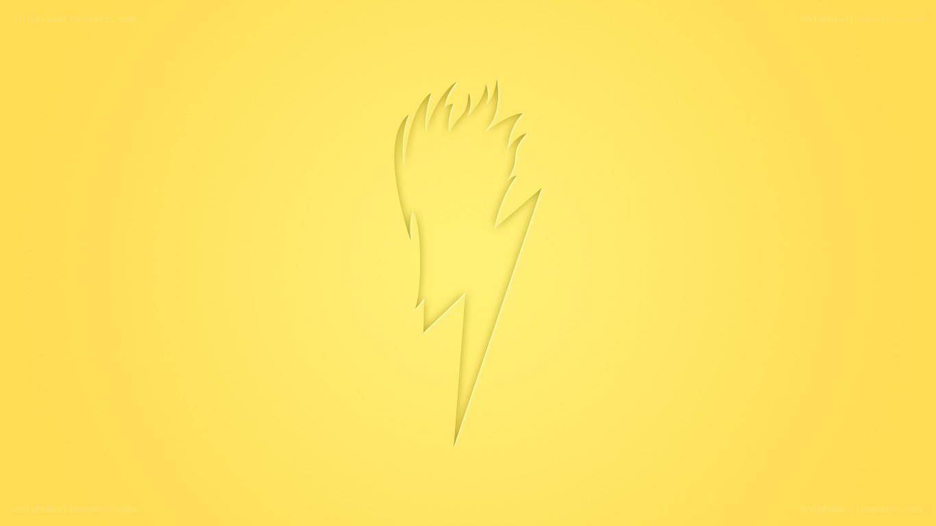 yellow lightning bolt design
