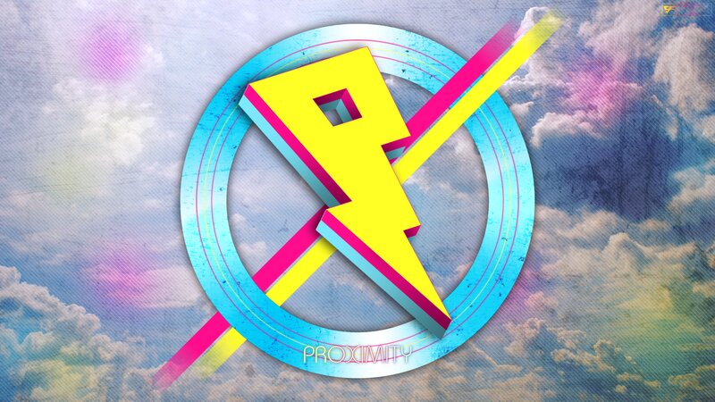 Yellow Lightning Bolt Logo — Blue