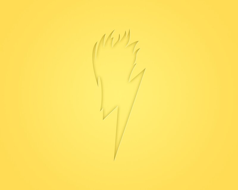 Yellow Lightning Bolt — Neutral