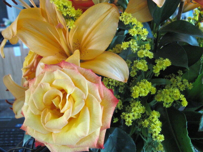 Yellow Lily and Rose — Calm