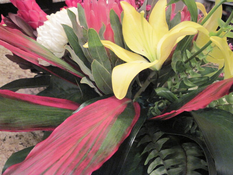Yellow Lily in Bouquet