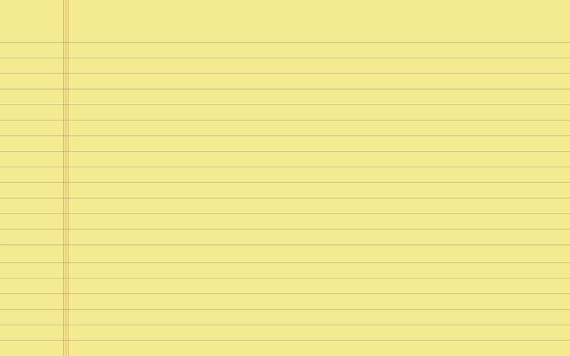 Yellow Lined Paper — Neutral, Illustration