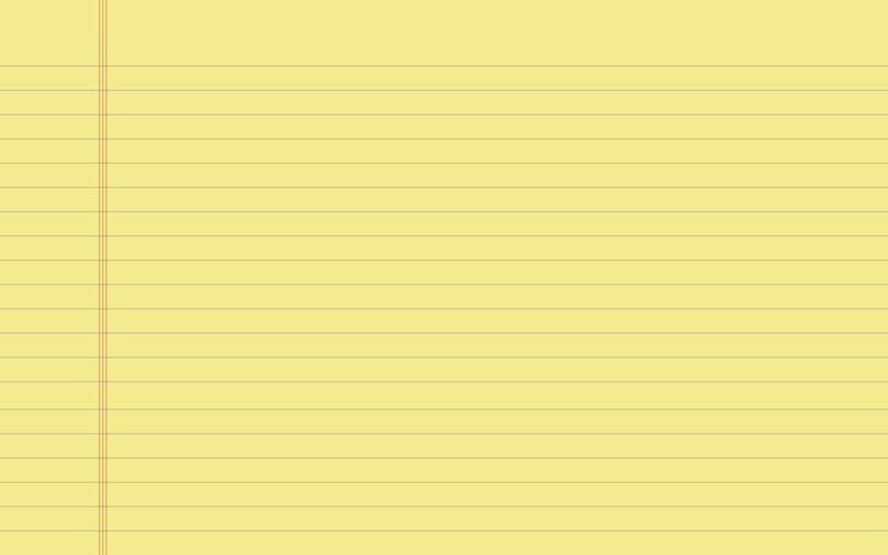 yellow lined paper