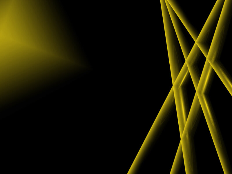 yellow lines on black background