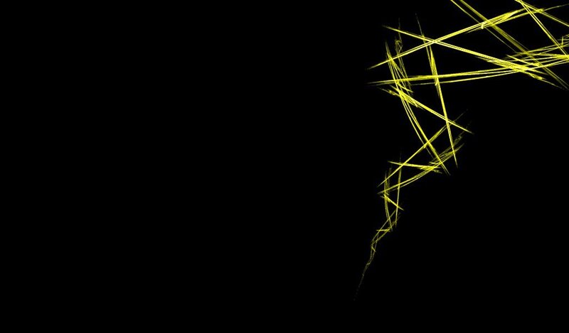 Yellow Lines on Black