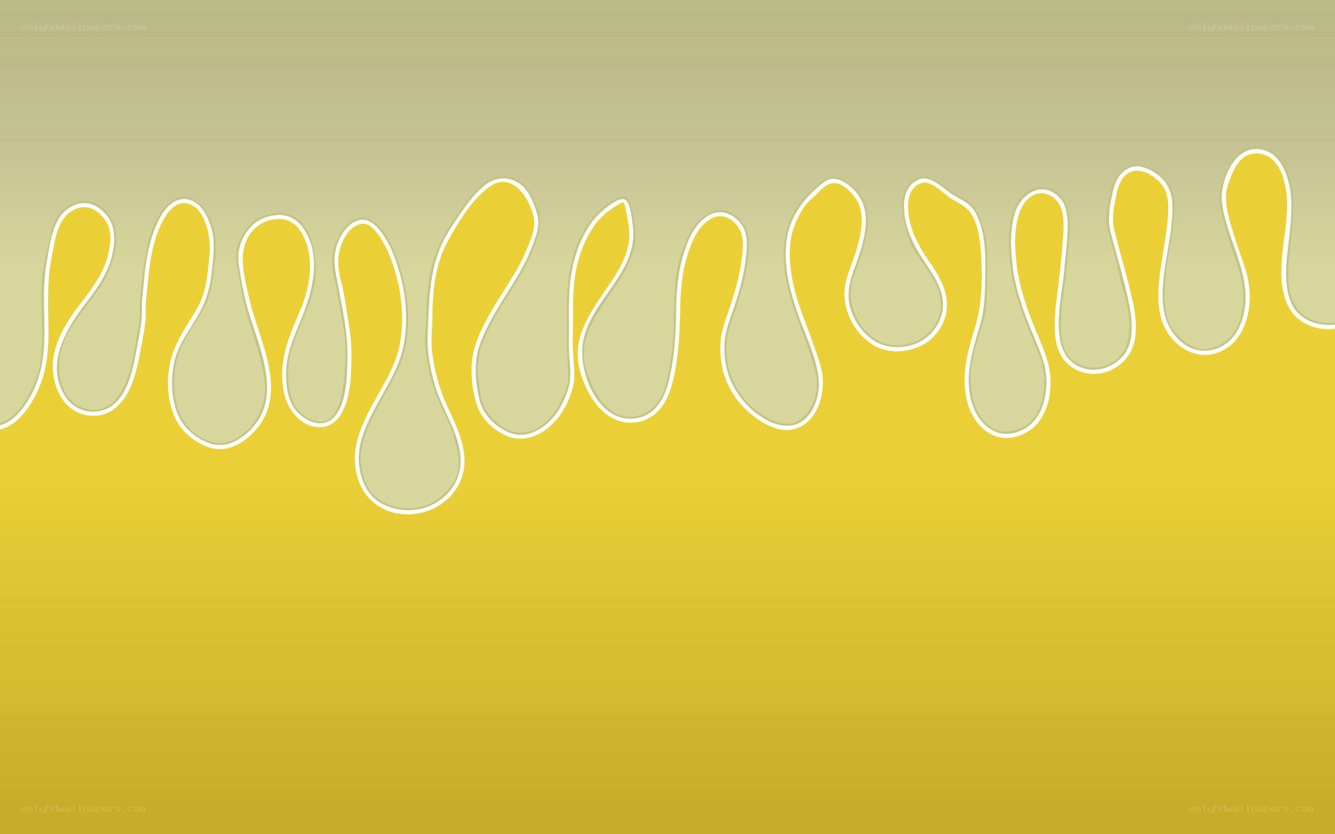 yellow liquid dripping pattern