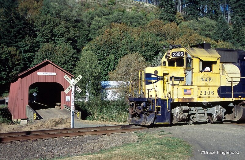 Yellow Locomotive on Tracks — Calm