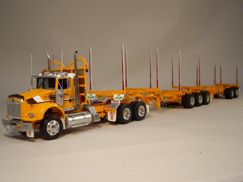 Yellow Logging Truck — Neutral