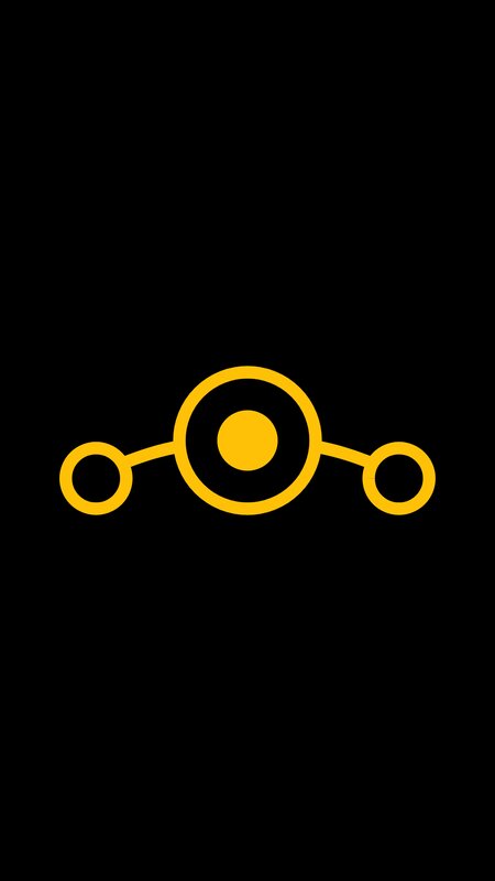 Yellow Logo on Black — Minimalist