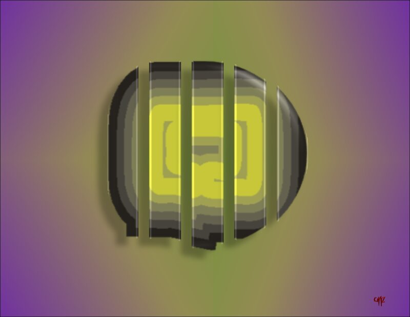 Yellow Logo on Purple