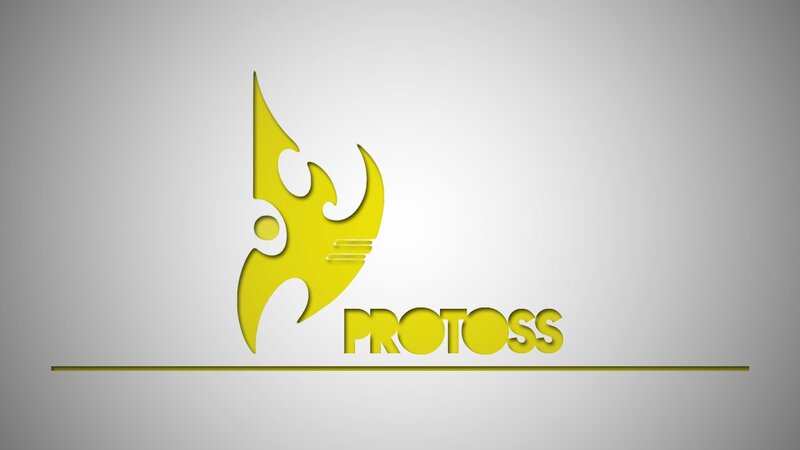 yellow logo with abstract design