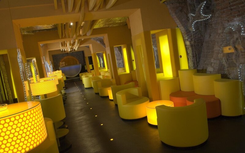 Yellow Lounge Seating