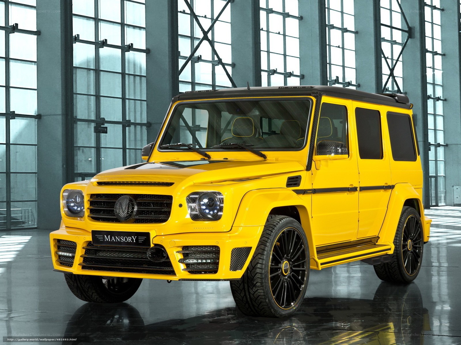 Yellow Mansory G-Wagon