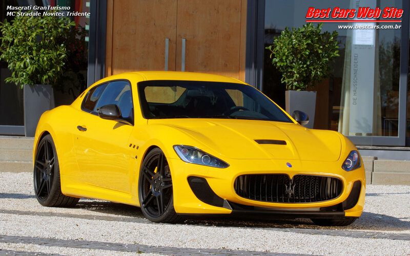 Yellow Maserati GranTurismo