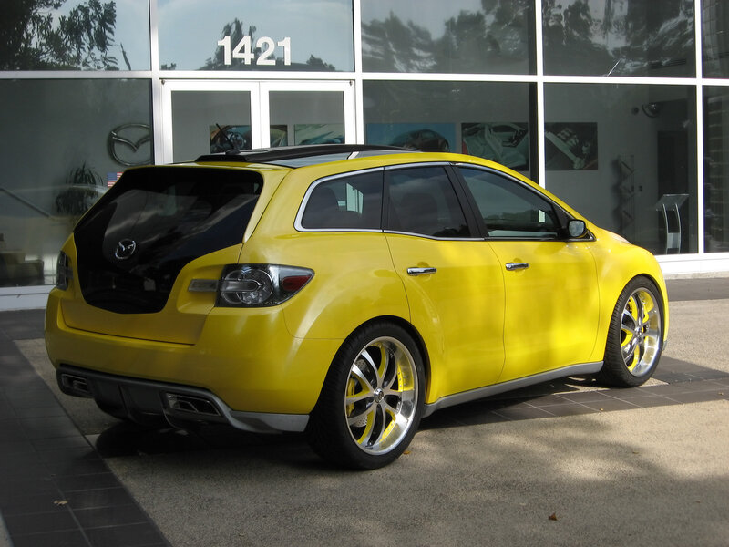 Yellow Mazda Concept Car — Neutral, Afternoon