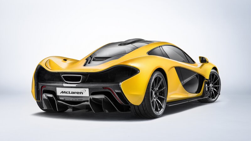 Yellow McLaren P1 Car — Neutral