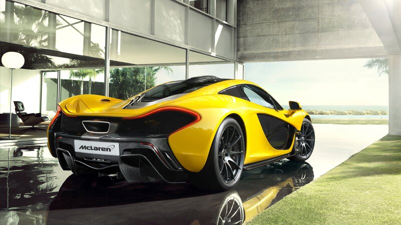 Yellow McLaren P1 Car — Serene