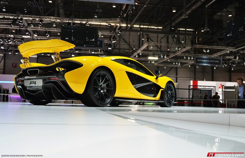 Yellow McLaren P1 Car — Showroom
