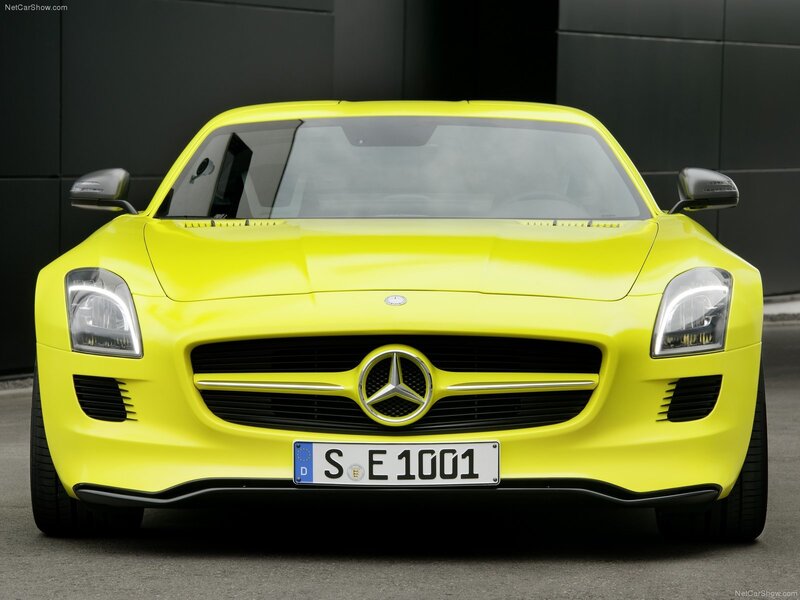 Yellow Mercedes-benz Sports Car — Modern