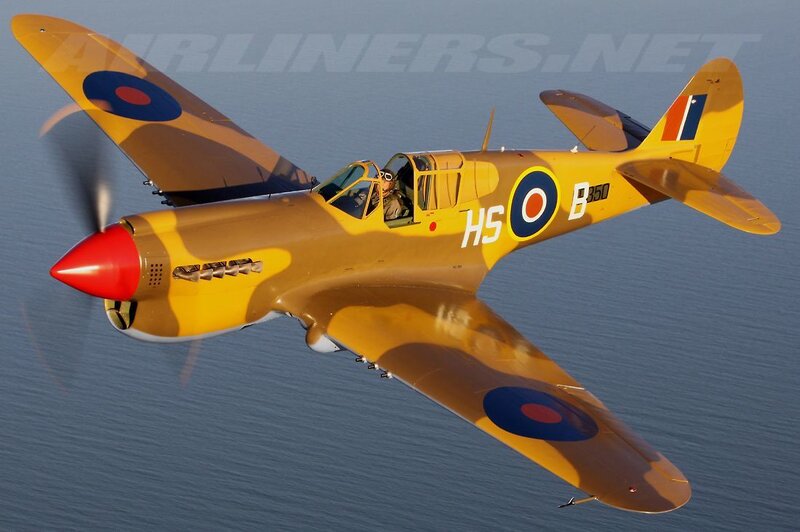 Yellow Military Airplane