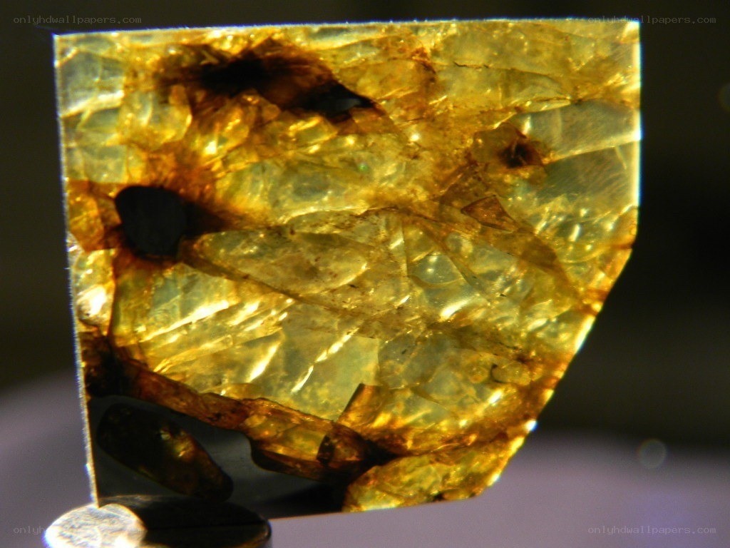 yellow mineral specimen