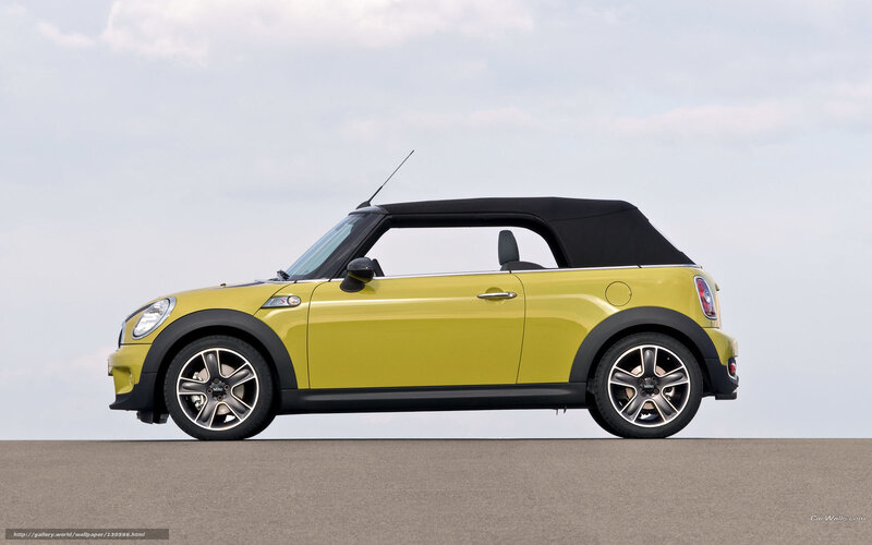 Yellow Mini Cooper Convertible — Calm