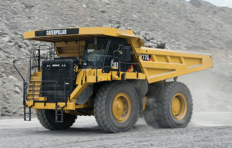 Yellow Mining Truck — Industrial