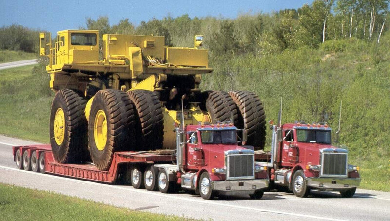 Yellow Mining Truck