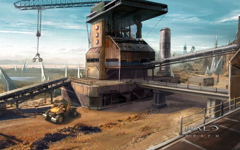 Yellow Mining Vehicle