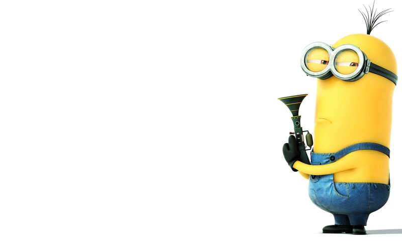 Yellow Minion Character — Neutral, 3d Render, Goggles, Overalls