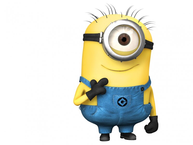Yellow Minion Character — Neutral