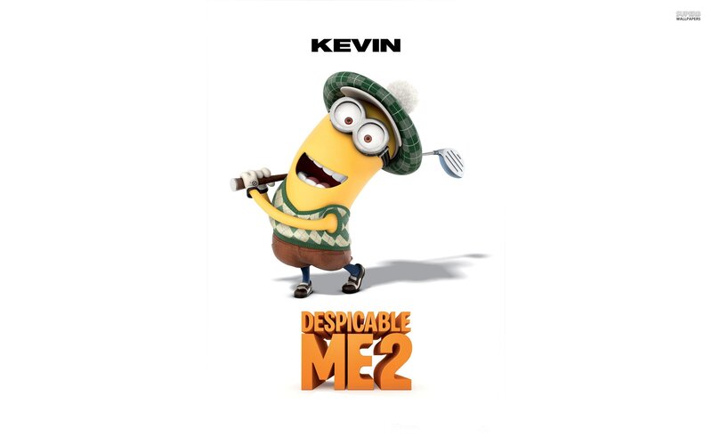 Yellow Minion Golfer