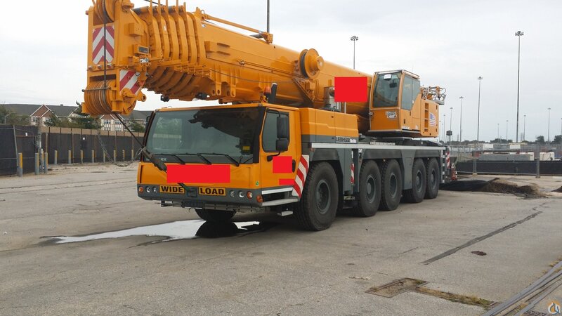 Yellow Mobile Crane — Industrial