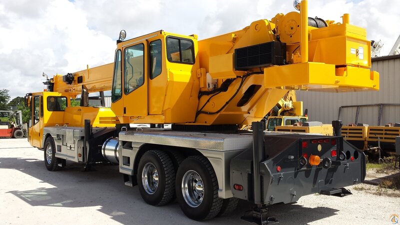 Yellow Mobile Crane