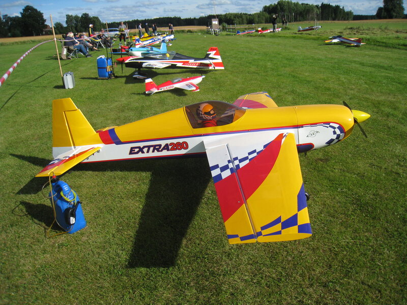 Yellow Model Airplane — Outdoor