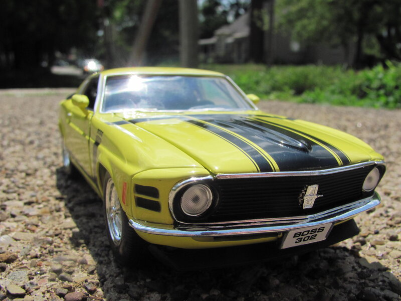 Yellow Model Car — Bright