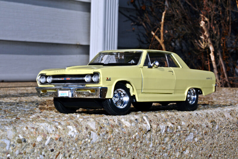Yellow Model Car — Dramatic, Afternoon, Photograph