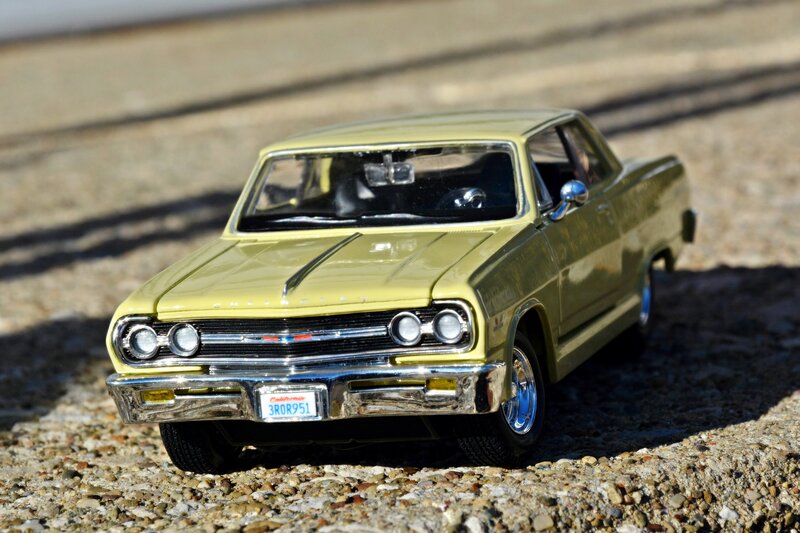Yellow Model Car — Dramatic