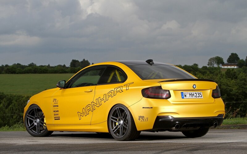Yellow Modified BMW Car