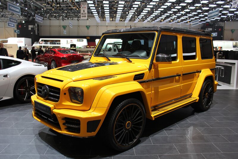 Yellow Modified G-Wagon — Neutral