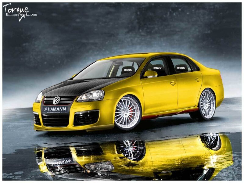 Yellow Modified Sedan — Dramatic, Digital Art