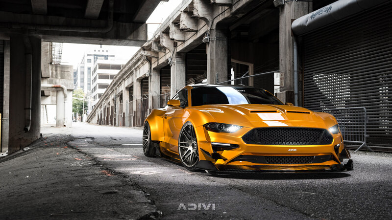 Yellow Modified Sports Car — Dramatic, Afternoon